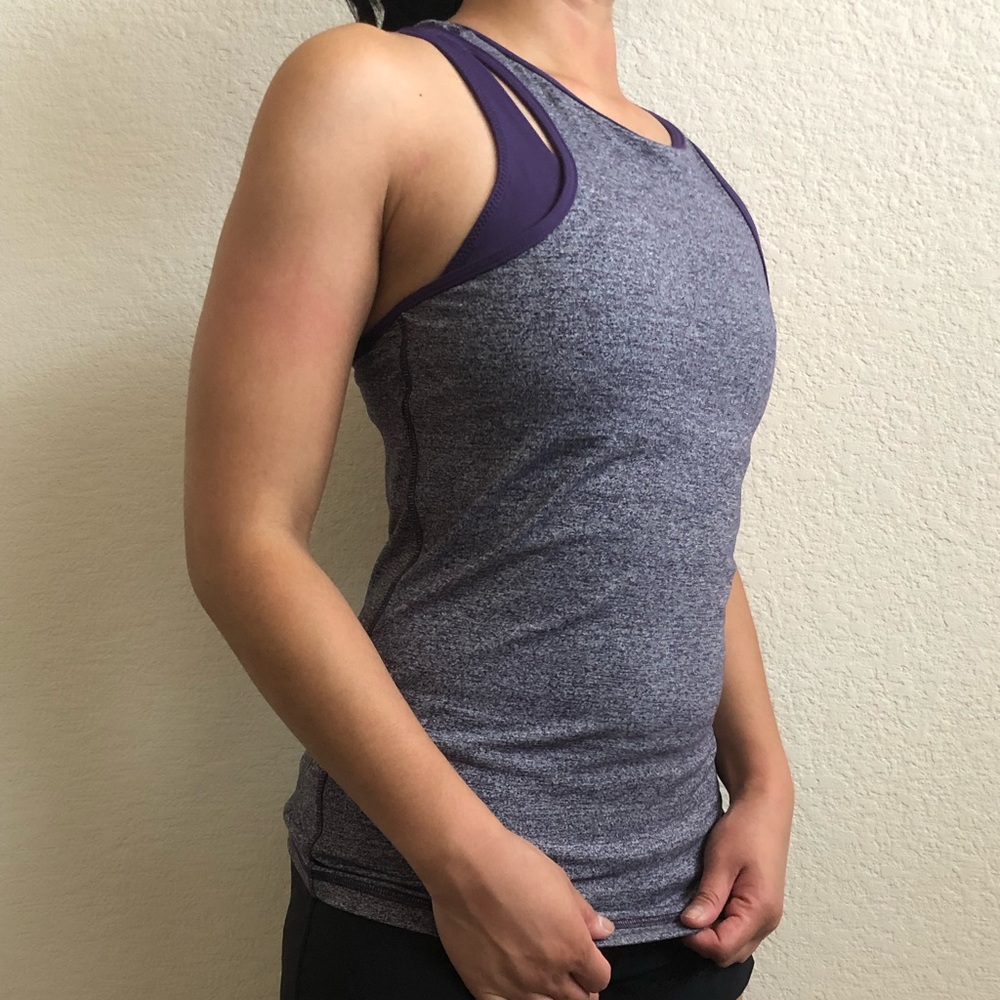 Lululemon Heathered Purple Tank